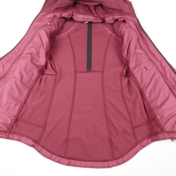 lululemon Fleecy Keen Jacket Women's 6 Removeable Hood Zip Up - Picture 7 of 12